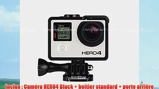 GoPro HERO4 Black MOTO Edition Cam?ra embarqu?e 12 Mpix Wifi Bluetooth
