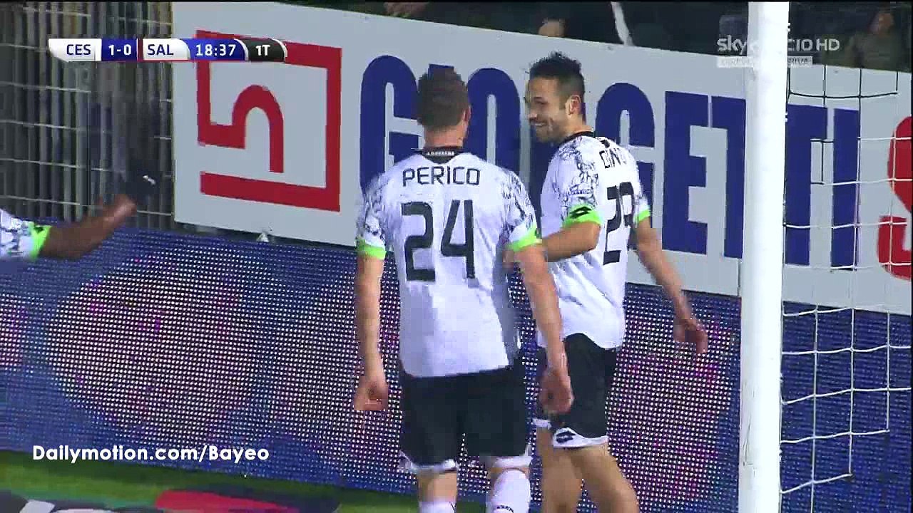 Camillo Ciano Goal HD - Cesena 1-0 Salernitana - 07-03-2016