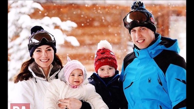 Adorables : Kate Middleton et le prince William posent en famille en vacances au ski