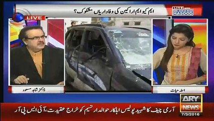 Aaj Kal Media ko Dhamkiya di Jarahi hai - Dr Shahid Masood