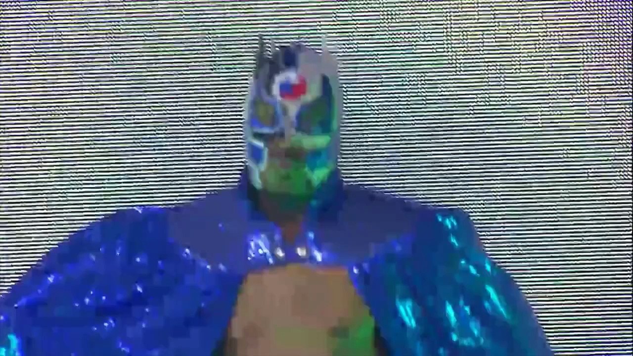 IMPACT - EC3 Improvises Entrance Theme For Masked Wrestler