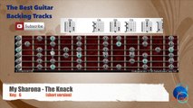 My Sharona - The Knack Guitar Backing Track with scale chart and chords