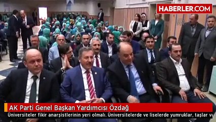 AK Parti Genel Başkan Yardımcısı Özdağ Açıklaması