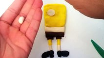 Play Doh How to make Spongebob Squarepants Bob Esponja
