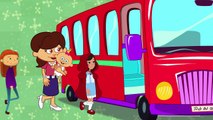 Wheels on the Bus - İngilizce Çizgi Film Çocuk Şarkıları