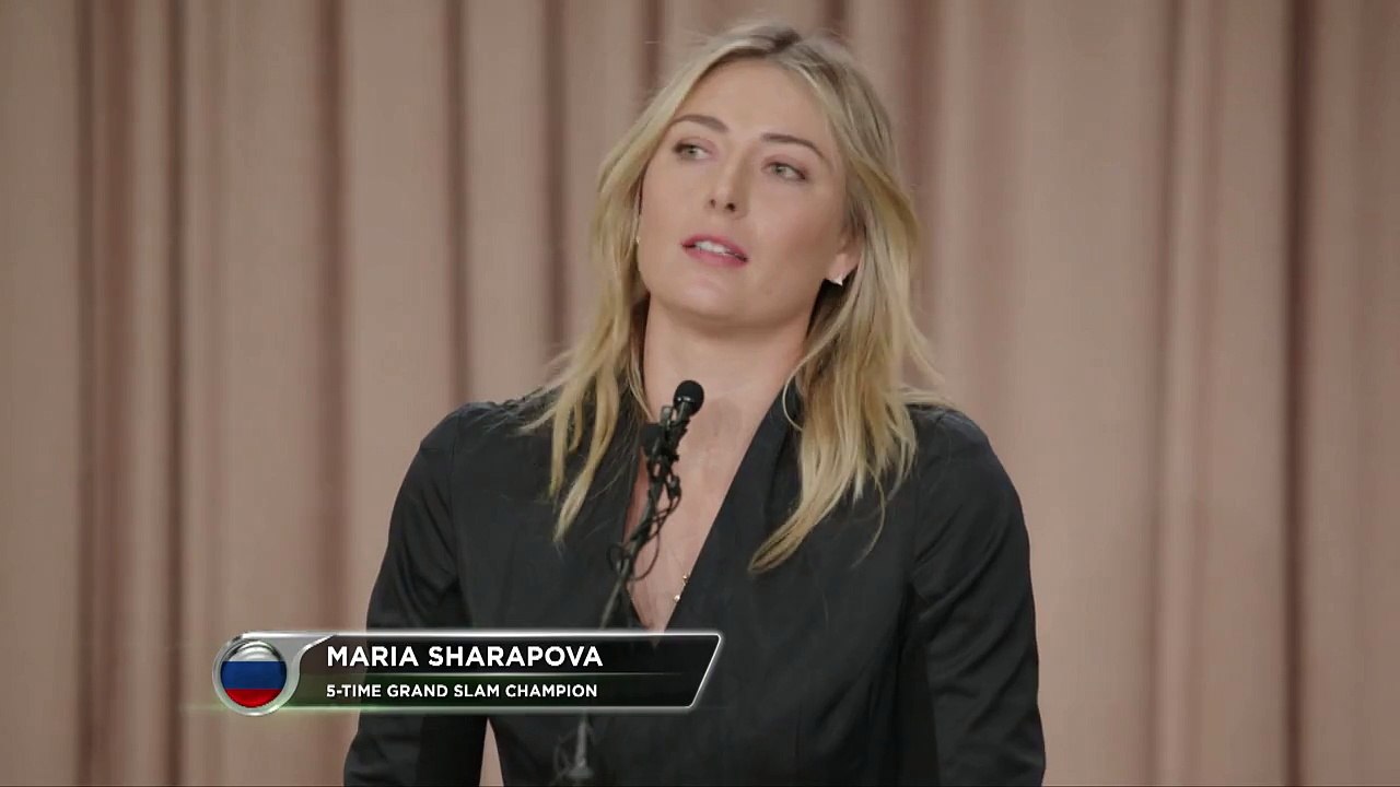 Maria Sharapova gedopt: "Habe dem Sport geschadet" | Doping bei den Australian Open