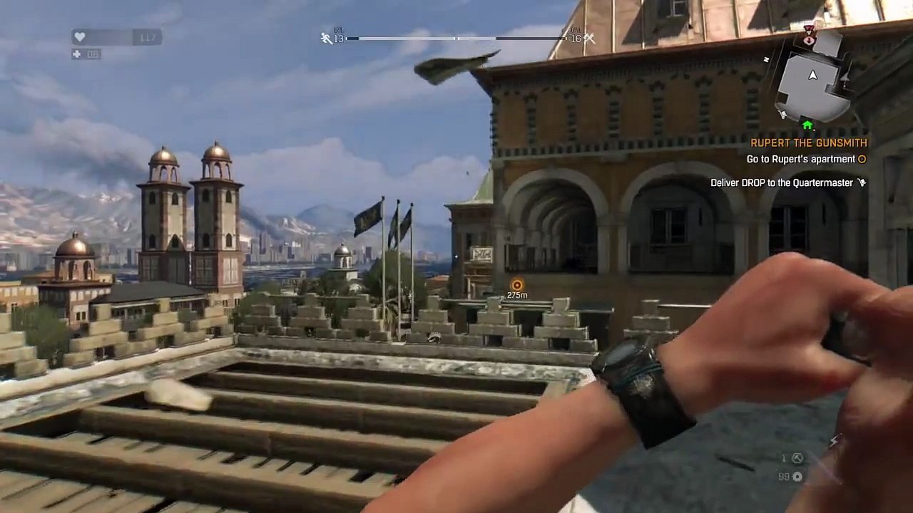 Dying Light RUPERTs THE GUNSMITH go to rupert aparment
