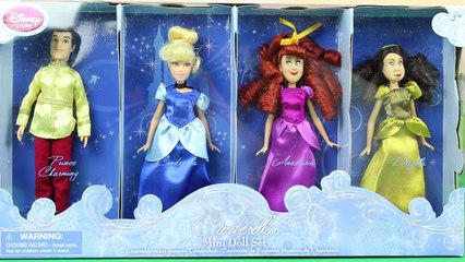Cinderella Mini Doll Set Toy Review. DisneyToysFan.