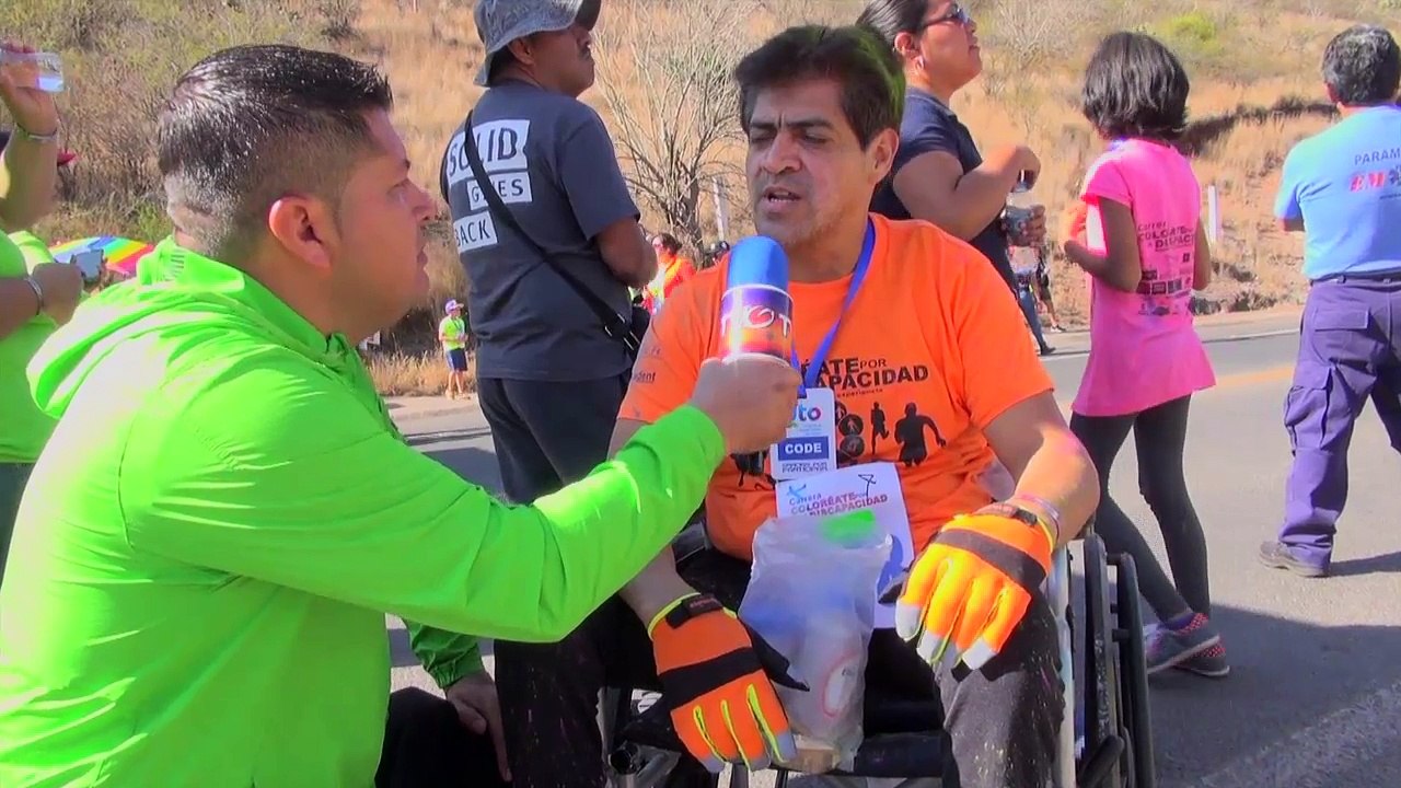 Gran ambiente en la 1er Carrera Coloreate Por la Discapacidad