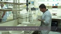 Making Royal Collection English fine bone china in Stoke-on-Trent, Staffordshire, England
