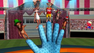 Finger Family Nursery Rhymes Circus Animals | Eagle King Kong Cartoons Twinkle Twinkle Lit