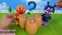 アンパンマン おもちゃ アニメ 恐竜 のたまご❤ パズル  animekids アニメきっず animation Anpanman Toy Dinosaur