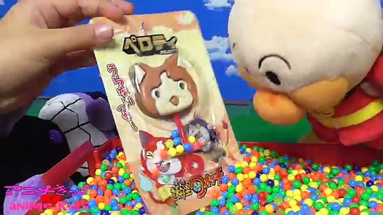 アンパンマン おもちゃ アニメ 妖怪ウォッチ ジバニャン ペロティ  おもちゃアニメ テレビ  animekids アニメきっず animation Anpanman Yo-Kai Watch Toy