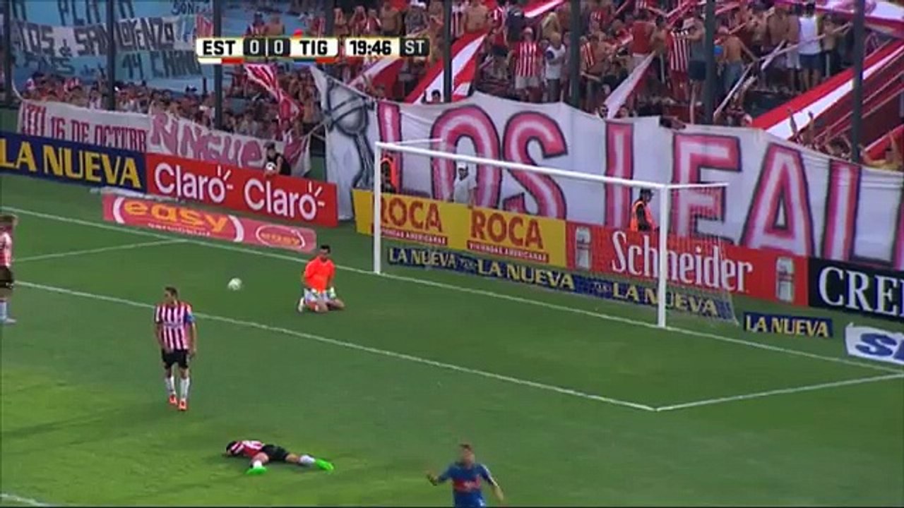 Gol de Federico González. Estudiantes 0 - Tigre 1. Fecha 3. Primera División 2016