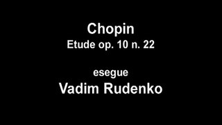 Vadim Rudenko Chopin Etude op. 10