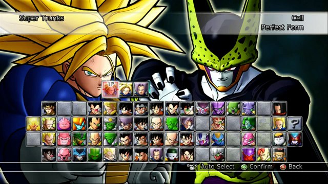 Dragon Ball Raging Blast 2: Ultimate Super Saiyan Trunks V.S Perfect Cell