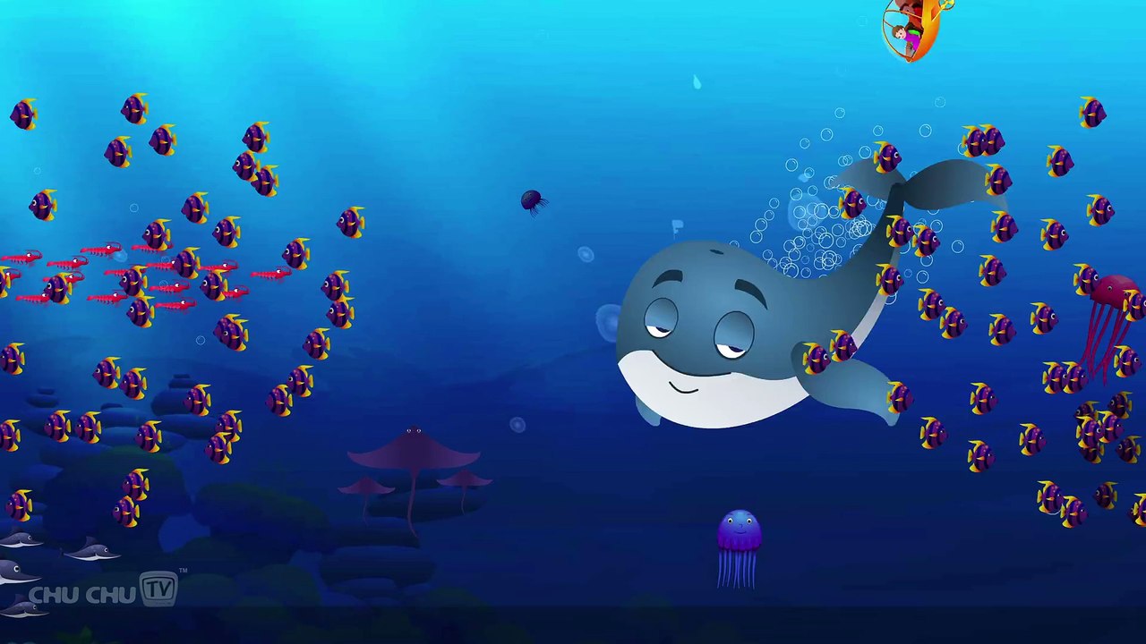 Blue Whale Nursery Rhyme   ChuChuTV Sea World   Animal Songs & Nursery Rhymes For Children