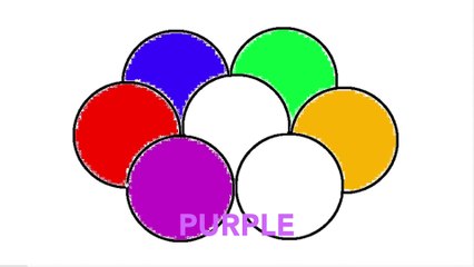 Learn Colours For Children With Balls Colouring Pages