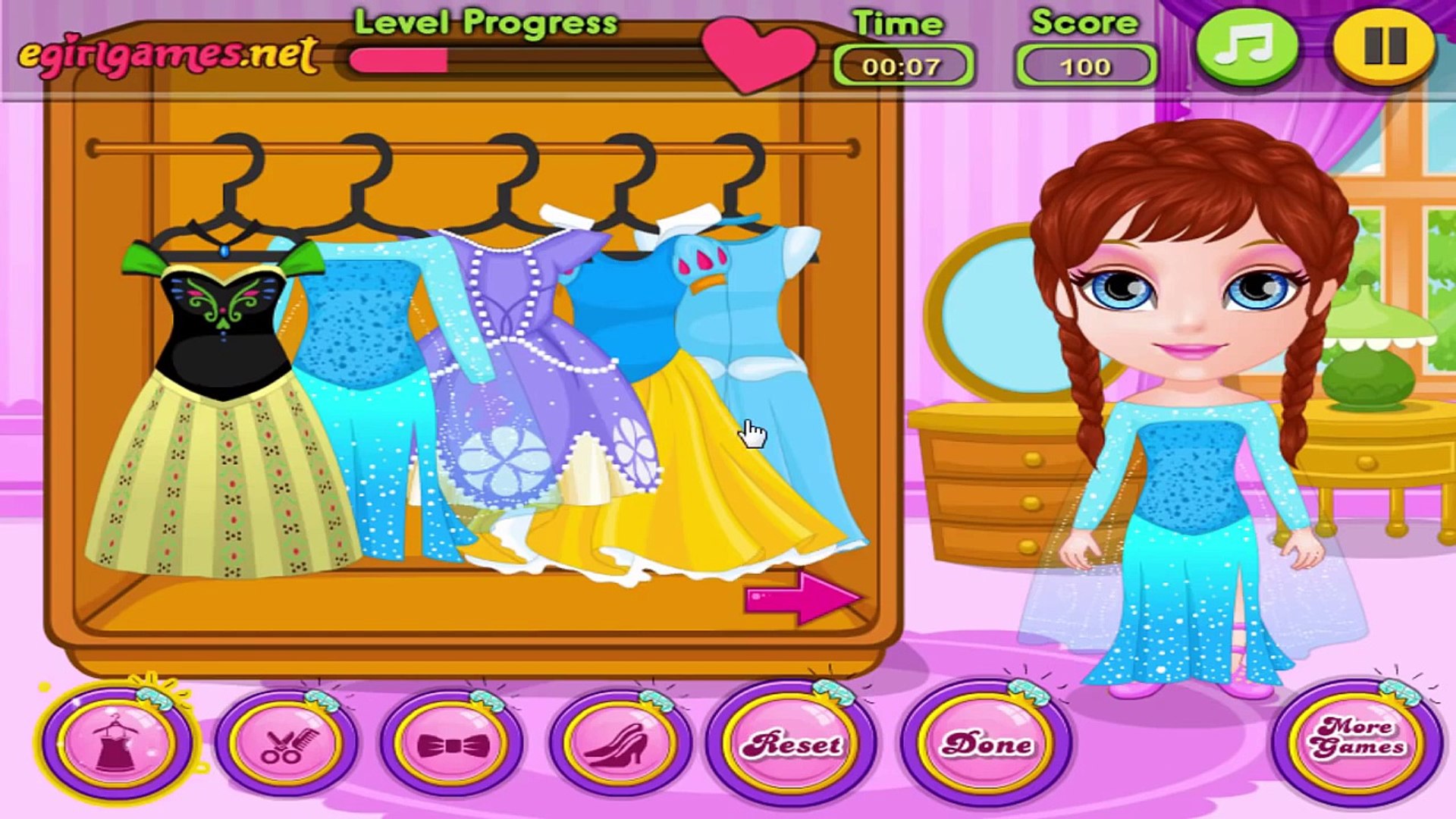 baby barbie dress up games