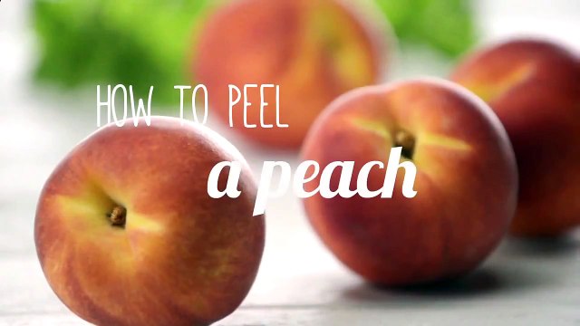 Как легко очистить персик и другие фрукты