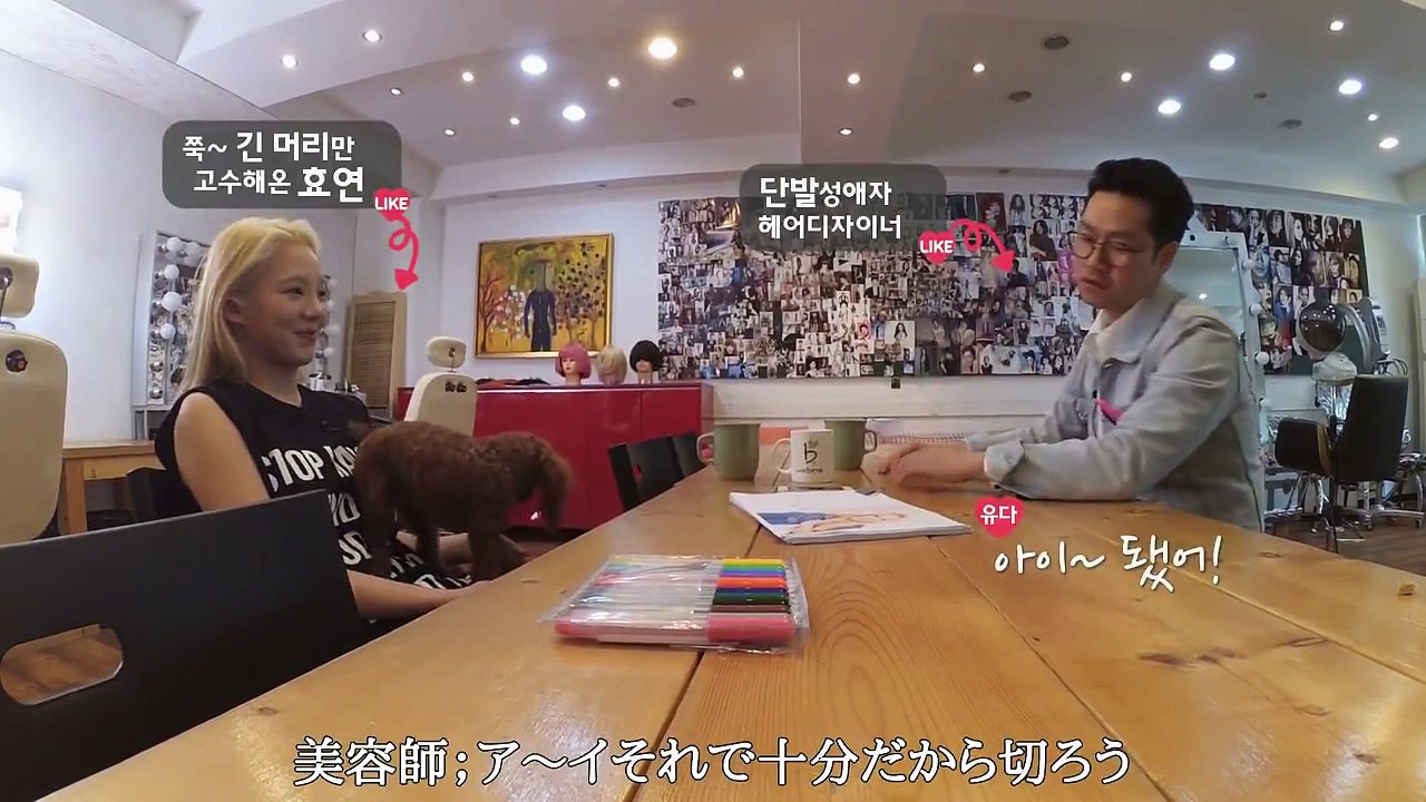 150612 SNSD HyoYeon (100万人が好き 日本語字幕）