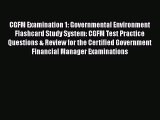 [PDF] CGFM Examination 1: Governmental Environment Flashcard Study System: CGFM Test Practice