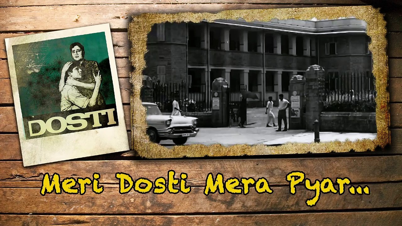 Meri Dosti Mera Pyar Full Song With Lyrics | Dosti | Mohammad Rafi Hit Songs