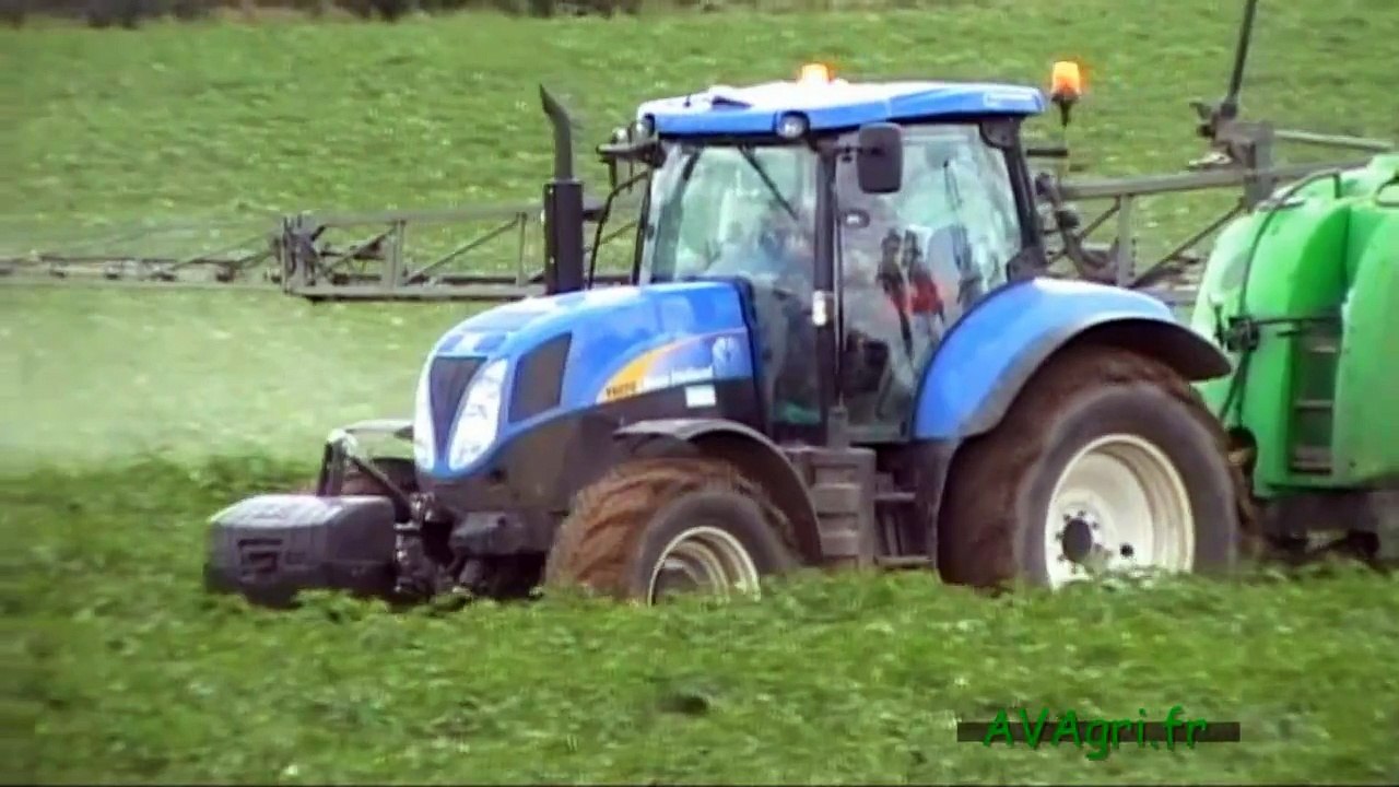 TECNOMA Fortis et NEW HOLLAND T6070 à la pulvérisation des pommes de terre 2011