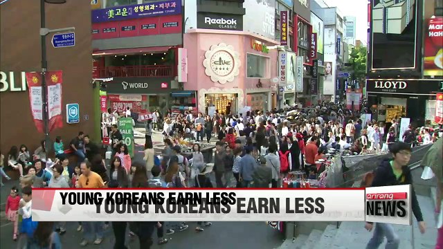 Young Korean households see income decline in 2015