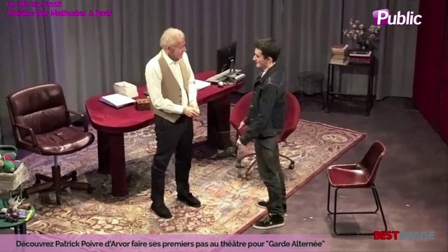 Exclu Vidéo : Découvrez Patrick Poivre d’Arvor faire ses premiers pas au théâtre : In ou out ?