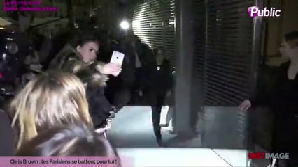 Exclu Vidéo : Chris Brown : les Parisiens se battent pour lui !