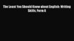 [PDF] The Least You Should Know about English: Writing Skills Form A Read Online