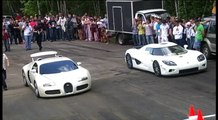 Bugatti Veyron vs Koenigsegg CCXF (60-310+ km-h)