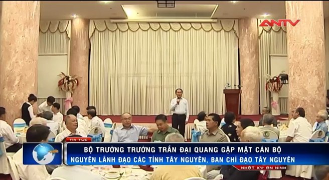 Đại tướng Trần Đại Quang gặp mặt nguyên lãnh đạo các tỉnh và BCĐ Tây Nguyên