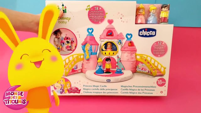 Princesse Disney - le chateau de cendrillon, Raiponce et Aurore - Titounis