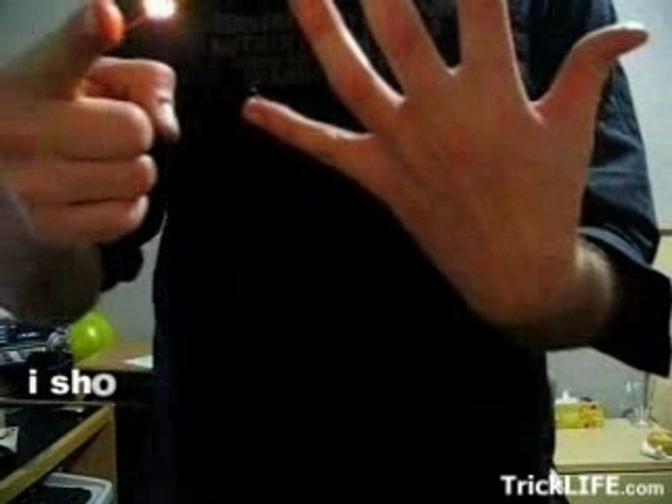 Learn how to make your fingers on fire and not burn them