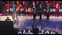 NBA All Star Game 2016: Ne Yo and Nelly Furtado National Anthem HD