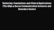 PDF Stuttering: Foundations and Clinical Applications (The Allyn & Bacon Communication Sciences
