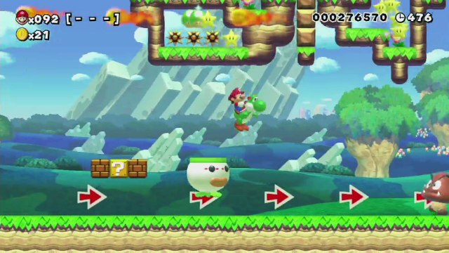 Super Mario Maker - 100 Mario Challenge 0-049 Normal - Pikachu Reward