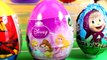 Kinder surprise eggs Masha Dora Frozen Anna Spiderman Disney Princess Cinderella Toys