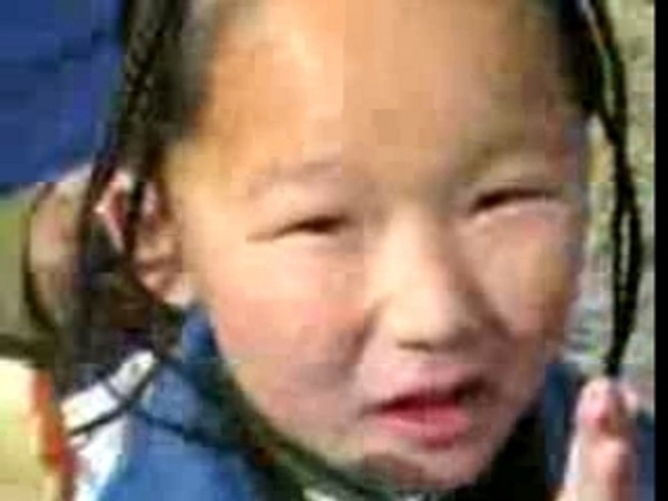 Chidren in the step of Mongolia