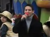 Jeff Timmons at the Macys Thanksgiving Day parade