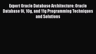 Read Expert Oracle Database Architecture: Oracle Database 9i 10g and 11g Programming Techniques
