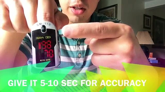 SantaMedical Deluxe SM-110 Finger Pulse Oximeter