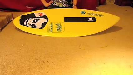 2012 Victoria Pro Model Skimboard Prototype Unboxing