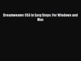 Read Dreamweaver CS3 in Easy Steps: For Windows and Mac Ebook