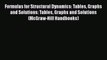 Read Formulas for Structural Dynamics: Tables Graphs and Solutions: Tables Graphs and Solutions