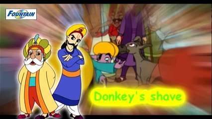 Akbar and Birbal Donkeys shave
