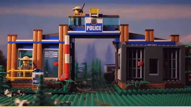 Мультфильмы Лего Сити пожарная машина и полиция горячее преследование