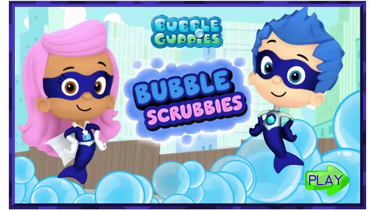 Nick Jr. Bubble Guppies - Bubble Scrubbies Cartoon Full Game Episodes Gameplay in English